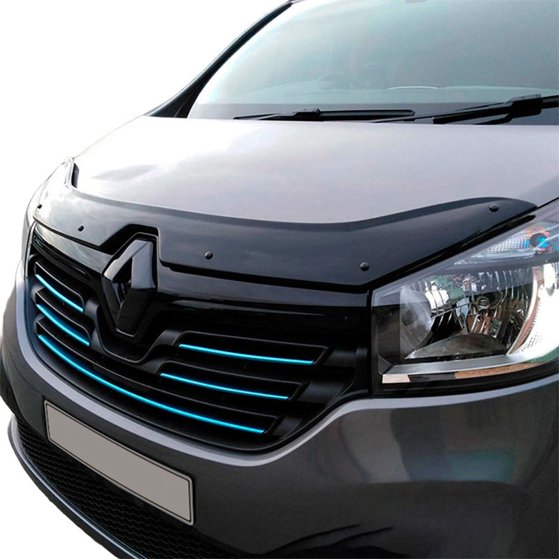 OneWay, Protezione cofano, Nero lucido, Adatto a Renault Trafic X82 (2014-2020)