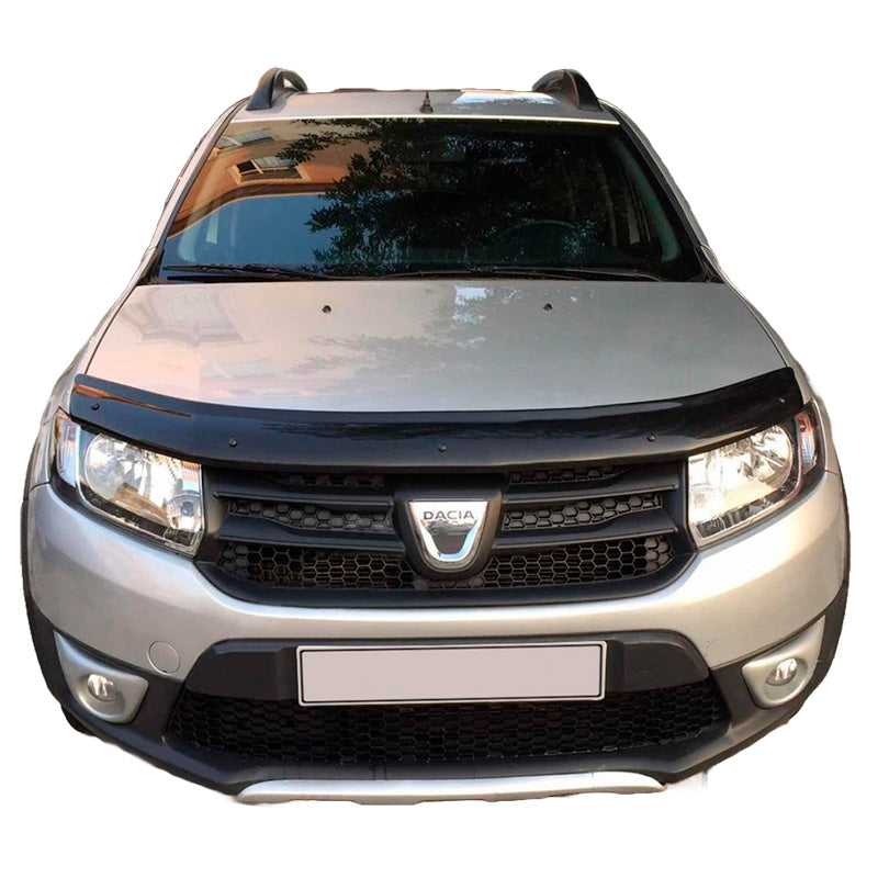 OneWay, osłona przedniej szyby, czarny na wysoki połysk, pasuje do Dacia Sandero Stepway II (B52) 2012-2020