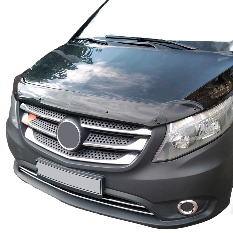 OneWay, Hood Protector, Gloss Black, Fits Mercedes Vito W447 (2014-), 'Stylish Protection'