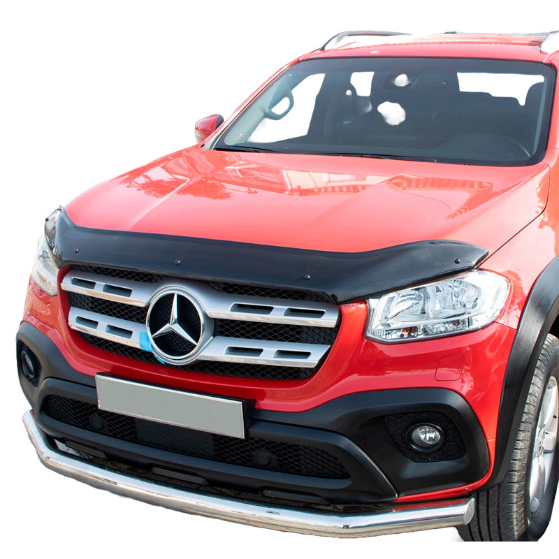 OneWay, Hood Protector, Gloss Black, Fits Mercedes X-Class W470 (2017-), 'Custom Fit'