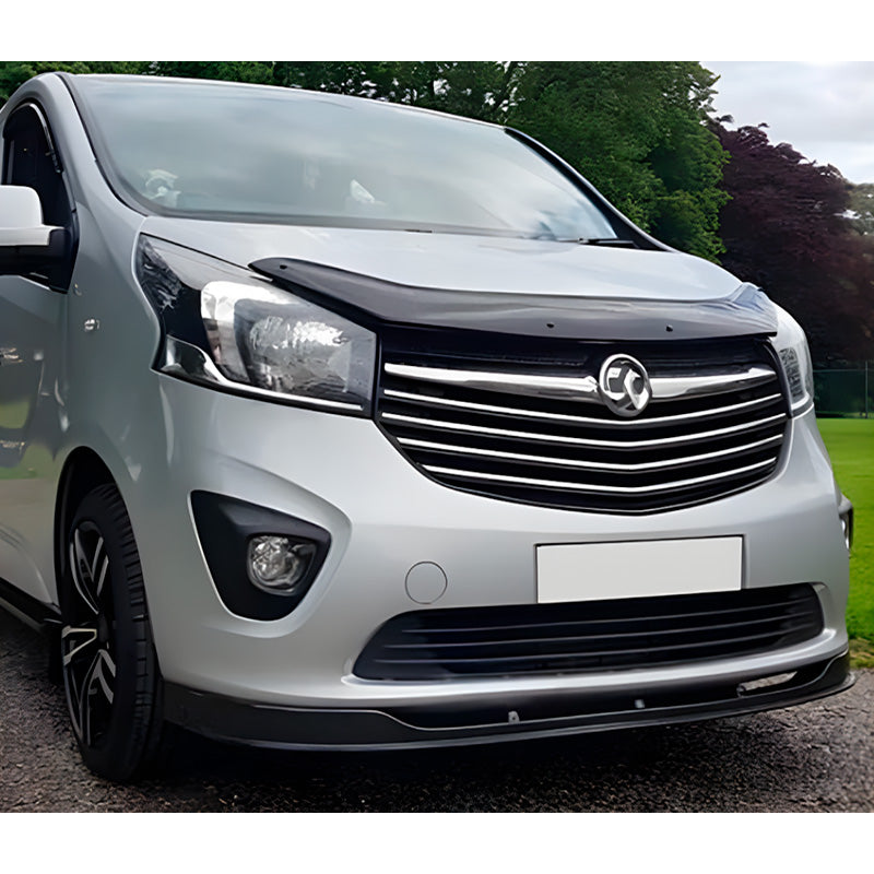 OneWay, Hood Protector, Gloss Black, Fits Opel Vivaro X82 (2014-2018)