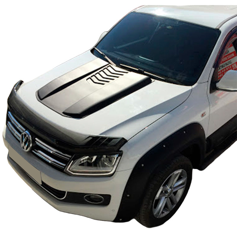 OneWay, Nasávač kapoty, matně černý, pasuje na Volkswagen Amarok MK1 (2010-2022) a Nissan Navara D40 (2005-2010)