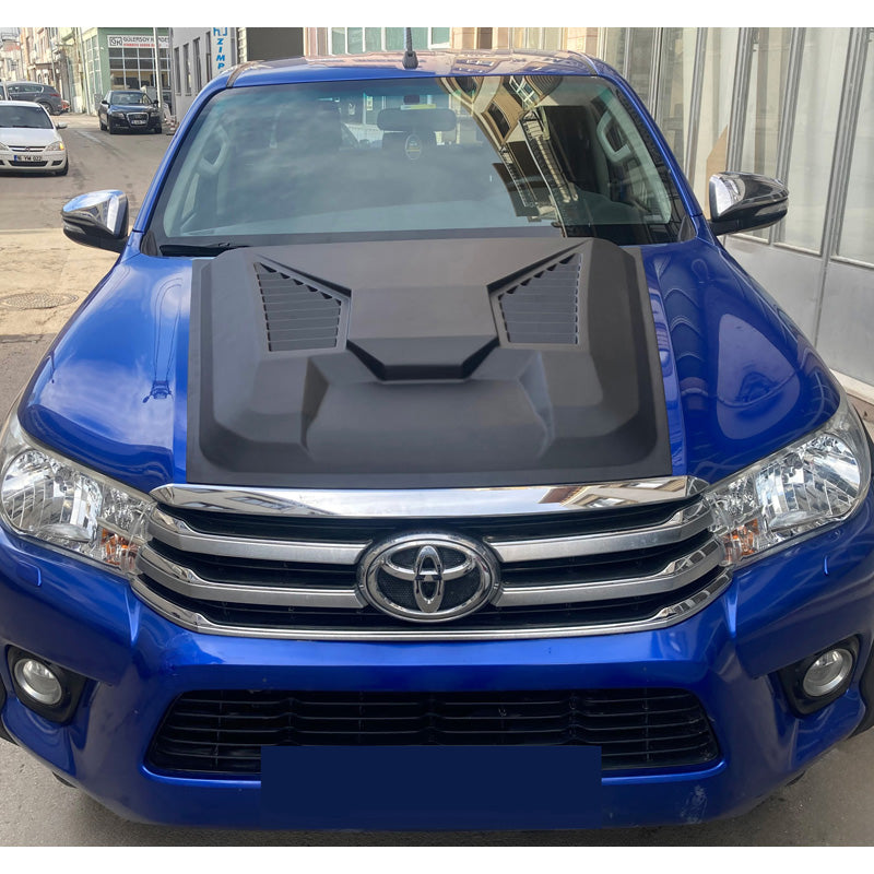 OneWay, Bonnet Scoop, Mat Sort, Passer til Toyota Hilux 8. generation (2015-2020), Version 2
