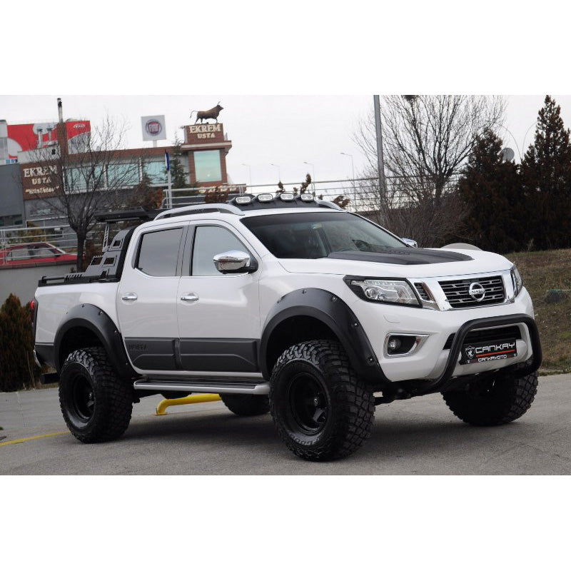 OneWay, sada lemů blatníků, matná černá, pasuje na Nissan Navara NP300 (D23) 2014-2017, 4 díly