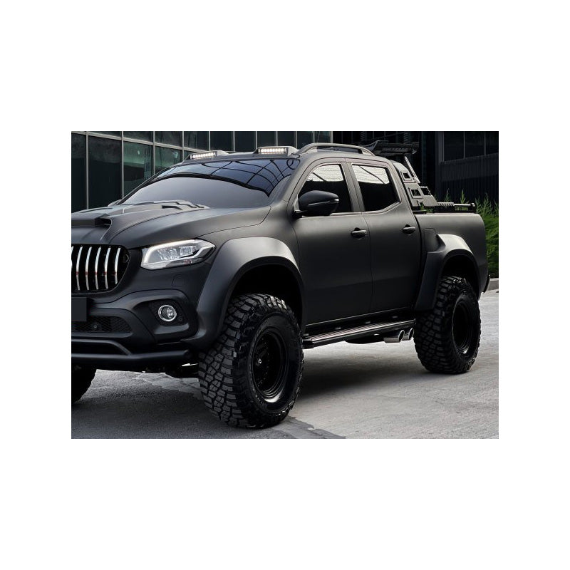 OneWay, zestaw poszerzeń nadkoli, Jumbo, matowa czerń, pasuje do Mercedes X-Class W470 2017-, 4 części