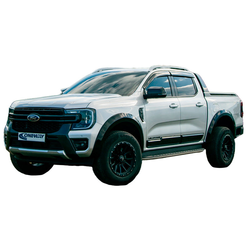 OneWay, Fender Flares, Matte Black, Fits Ford Ranger T9 2022-, 4-piece set