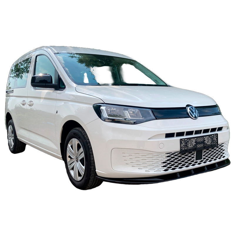 OneWay, dokładka przedniego zderzaka, błyszczący czarny, pasuje do Volkswagen Caddy MK5 2020-, Wersja 2