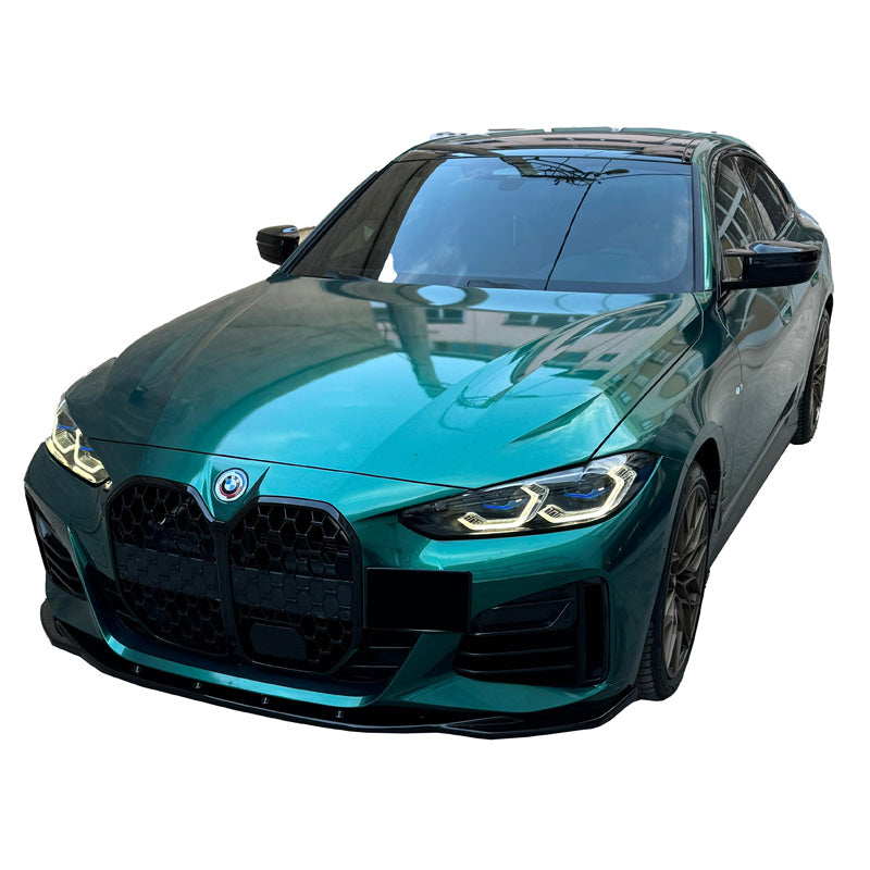 OneWay, přední spoiler, lesklá černá, vhodné pro BMW i4 G26 M-Pack 2021- a 4-Series G26 M-Pack/M440i 2021-