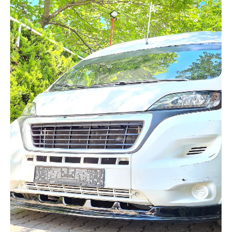 OneWay, dokładka przedniego zderzaka, błyszczący czarny, pasuje do Fiat Ducato 4. generacja (2014-) & Peugeot Boxer (2014-)