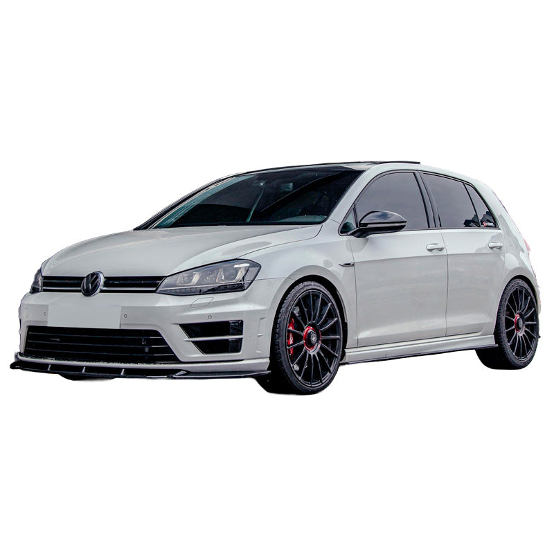 OneWay, spoiler avant en noir brillant, compatible avec Volkswagen Golf VII HB/Variant R/R Line 2013-2016, Version 2