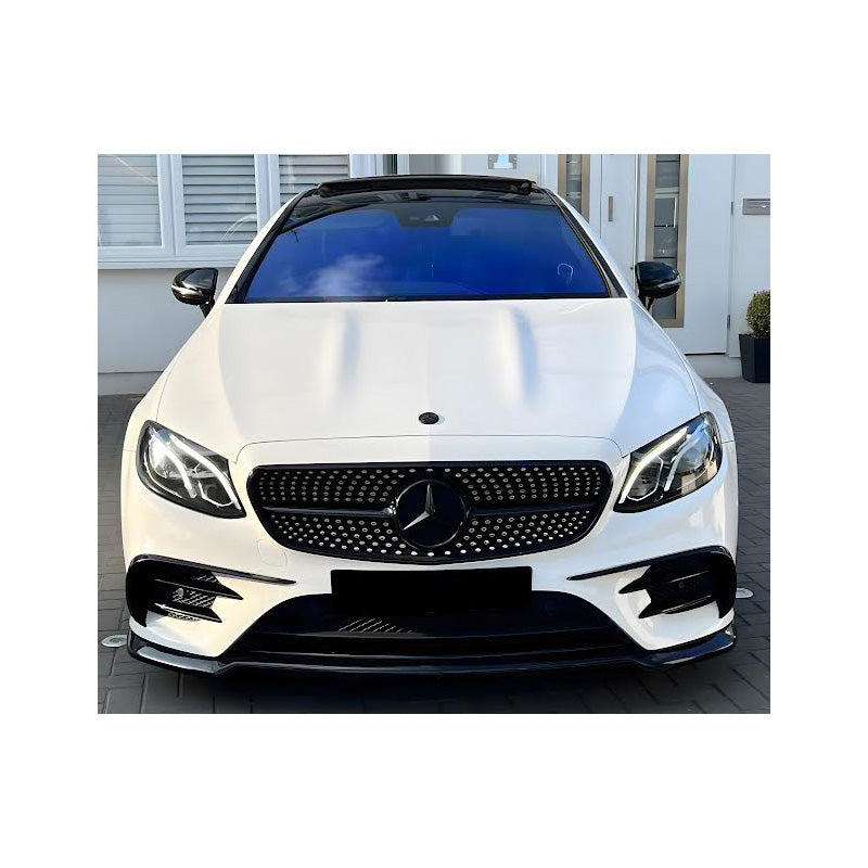 OneWay, přední spoiler, lesklá černá, pasuje na Mercedes E-Class E63 AMG S213/W213 (2017-2021)
