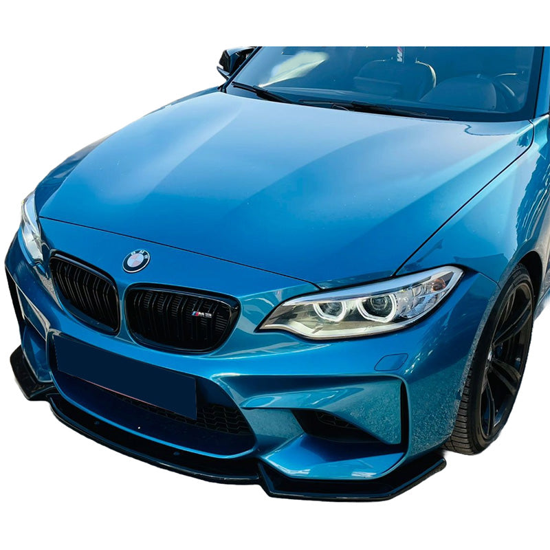 OneWay, becquet avant, noir brillant, convient pour BMW M2 F87 (2016-2020)