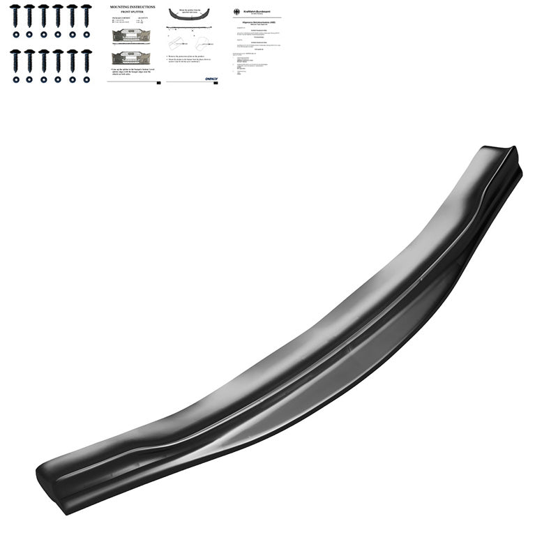 OneWay, spoiler avant, noir brillant, compatible avec BMW M5 F10/F11 (2011-2016), 100 % spécifique au véhicule