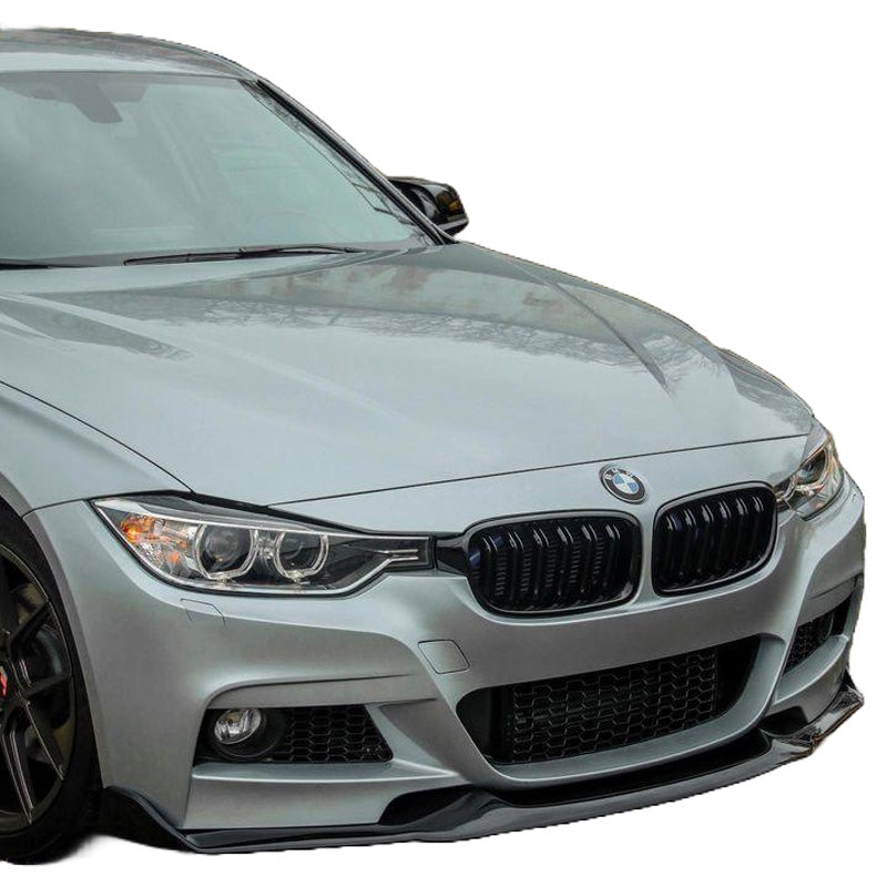 OneWay, spoiler avant, noir brillant, compatible avec BMW 3-Serie F30 M-Tech (2012-2019)