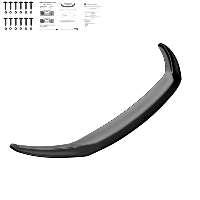 OneWay, přední spoiler, lesklá černá, pasuje na Skoda Superb 3V HB/Combi (2015-2018)