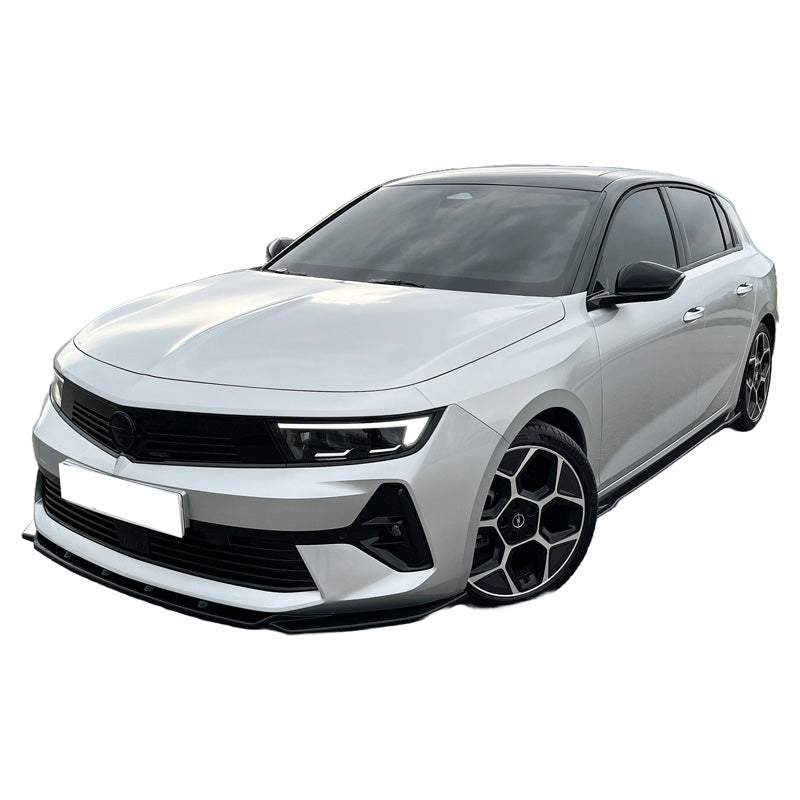 OneWay, spoiler delantero, negro brillante, compatible con Opel Astra L HB/ST 2020-, calidad OEM