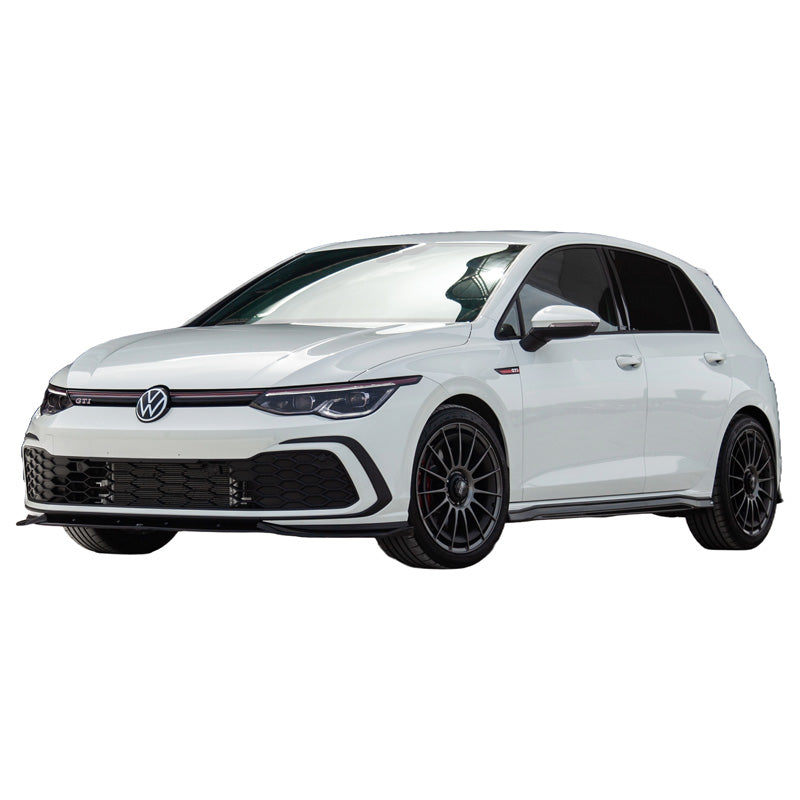 OneWay, spoiler anteriore, nero lucido, Adatto a Volkswagen Golf VIII HB/Variant GTI/GTE/R Line 2020-, 'Sporty Design'
