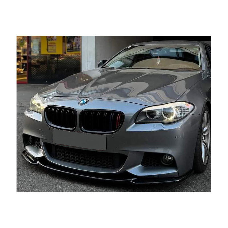 OneWay, přední spoiler, lesklá černá, vhodné pro BMW 5-Series F10/F11 M-Pack 2011-2016