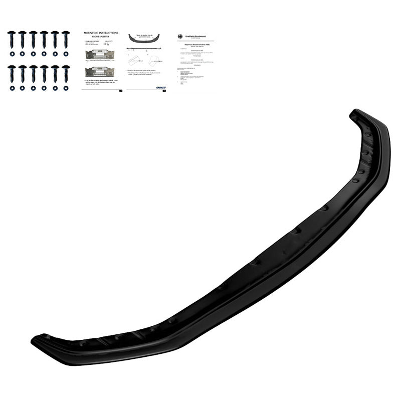 OneWay, spoiler avant, noir brillant, compatible avec BMW 5-Series G30/G31 M-Pack (2017-2020), 'aérodynamique'