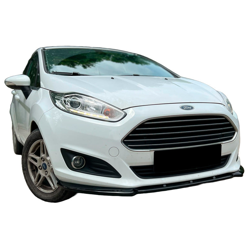 OneWay, přední spoiler, lesklá černá, pasuje na Ford Fiesta MK7 Facelift (2012-2017)