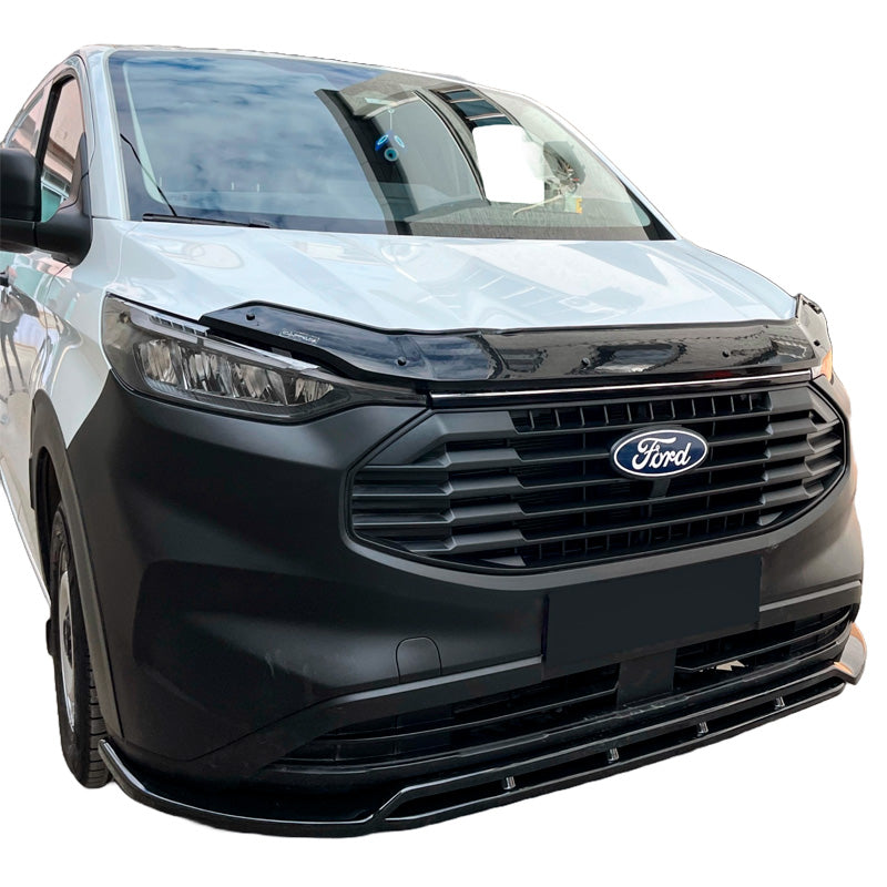 OneWay, spoiler anteriore, nero lucido, Si adatta a Ford Transit Custom MK2 (2023-), Versione 2, set in 2 pezzi