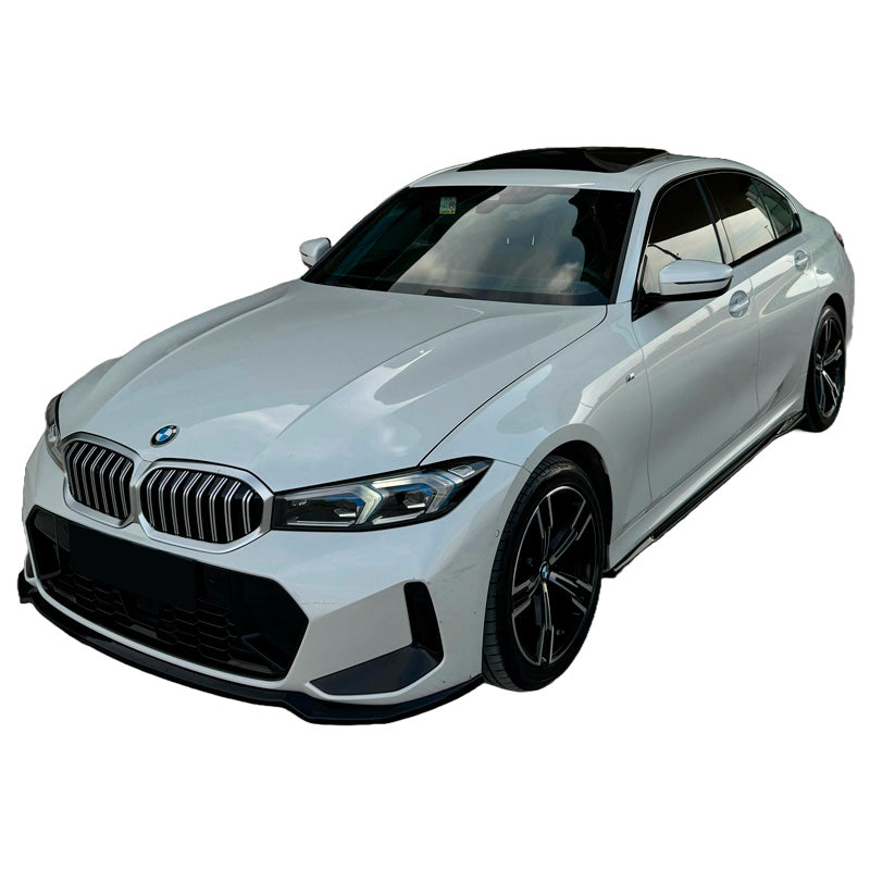 OneWay, přední spoiler, lesklá černá, Vhodné pro BMW 3-Series G20/G21/M340i M-Pack Facelift 2022-