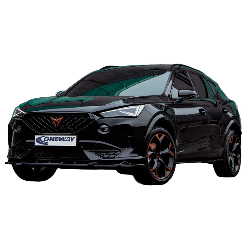 OneWay, frontspoiler, glanzend zwart, past op Cupra Formentor 2020-2024, 'Version 3'