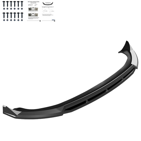 OneWay, Frontspoiler, Glossy black, passer til Tesla Model Y 'Juniper' FL (2025-)
