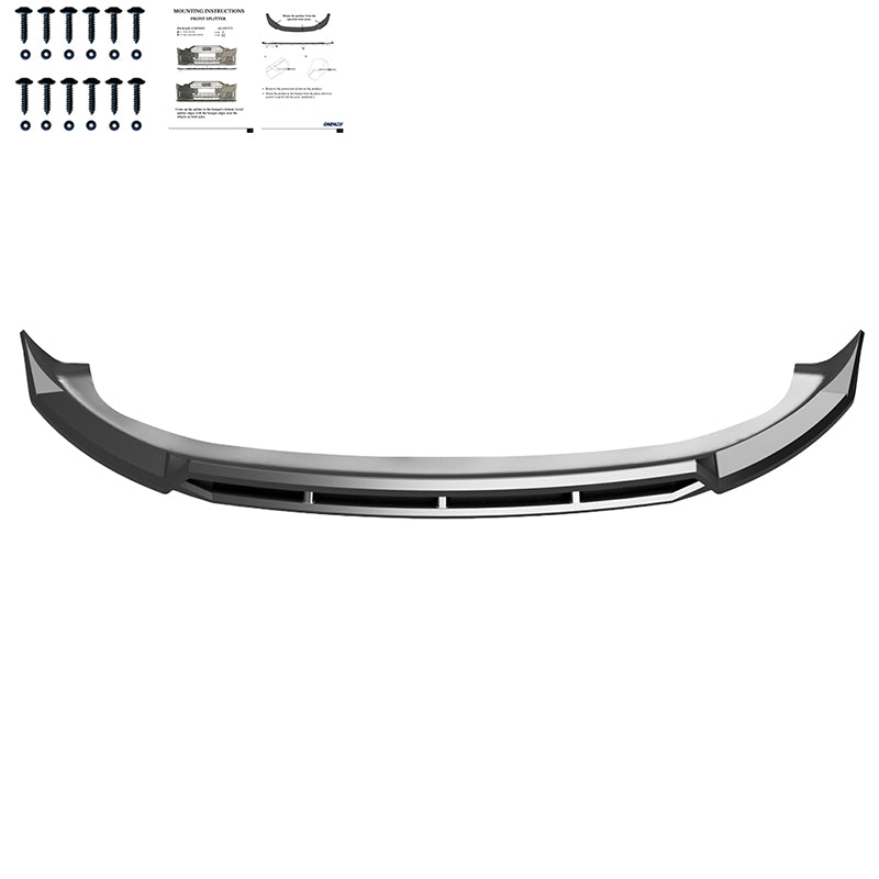 OneWay, Frontspoiler, Glossy black, passer til Tesla Model Y 'Juniper' FL (2025-)