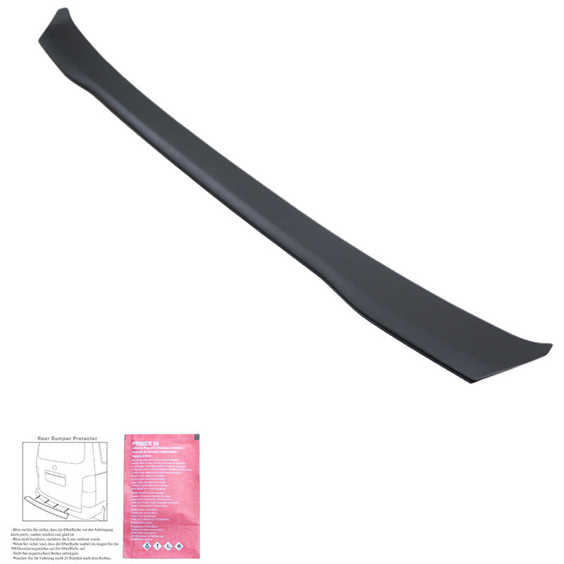 OneWay, Protezione paraurti posteriore, nero opaco, Compatibile con Ford Transit Custom MK2 (2023-) & Volkswagen Transporter T7 (2024-)