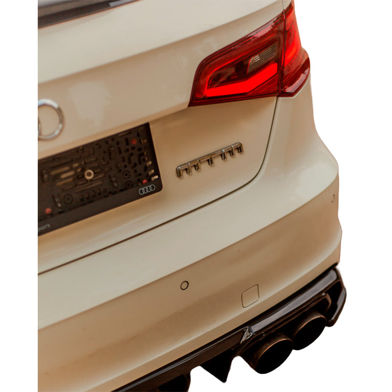 OneWay, Diffusori laterali del paraurti posteriore, nero lucido, Compatibile con Audi S3 8V Sportback (2013-2016) – confezione da 2