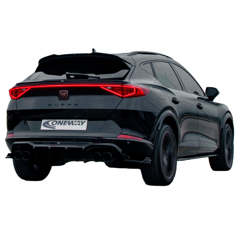 OneWay, Achterdiffuser, glanzend zwart, Geschikt voor Cupra Formentor 2020-2024, Version 2