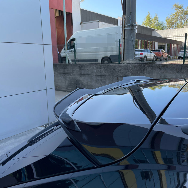 OneWay, Roof Spoiler (Cap), Glossy Black, Fits Audi RS Q8 MK1 2019-, 'Sporty Design'