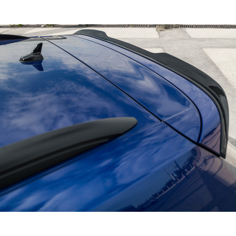 OneWay, Roof Spoiler Cap, Glossy Black, Fits Volkswagen Tiguan II R/R Line Facelift 2020-2024