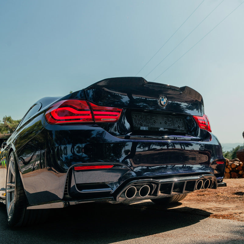 OneWay, Bagagerumsspoiler, Glossy Sort, Passer til BMW M4 F82 (2014-2021)