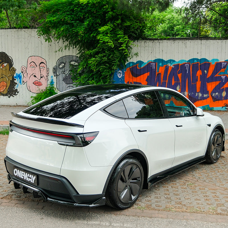 OneWay, Bagspoiler, Blank sort, passer til Tesla Model Y 'Juniper' FL (2025-)