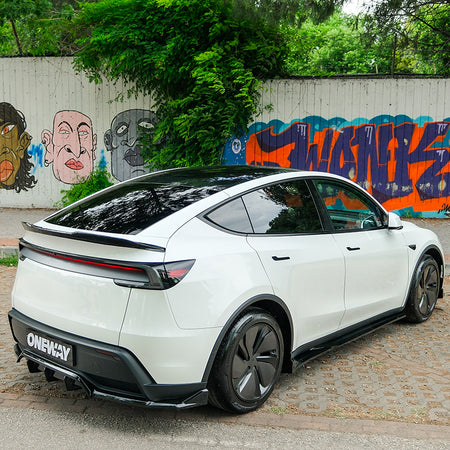 OneWay, Bagspoiler, Blank sort, passer til Tesla Model Y 'Juniper' FL (2025-)