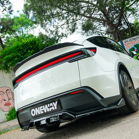 OneWay, Bagspoiler, Blank sort, passer til Tesla Model Y 'Juniper' FL (2025-)