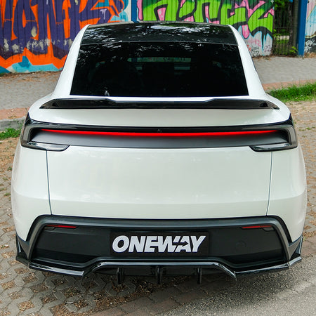 OneWay, Bagspoiler, Blank sort, passer til Tesla Model Y 'Juniper' FL (2025-)