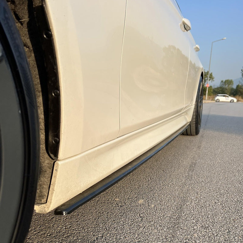 OneWay, progi boczne, błyszczący czarny, pasuje do BMW 3-Series F30 M-Sport 2012-2019, zestaw 2-częściowy