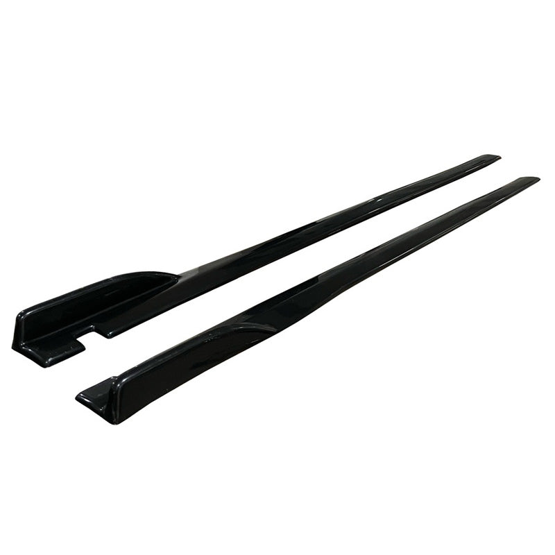 OneWay, progi boczne, uniwersalny, błyszczący czarny, długość 190 cm, zestaw 2-częściowy