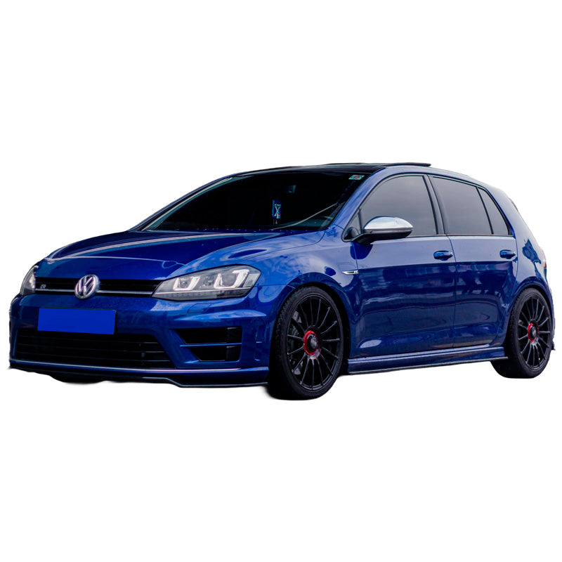 OneWay, progi boczne, błyszczący czarny, pasuje do Volkswagen Golf VII HB/Variant R (2013-2016)