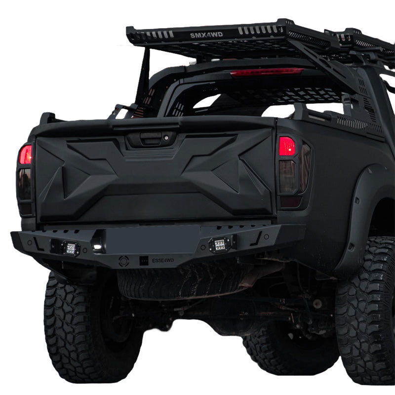 OneWay, Díl zadního čela, matná černá, vhodné pro Nissan Navara NP300 (D23) 2014-2021, 'ABS'