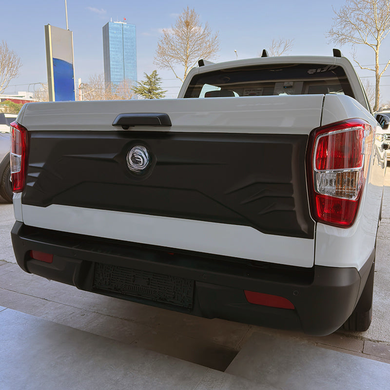 OneWay, osłona klapy bagażnika, matowa czerń, pasuje do SsangYong Musso Grand (2018-)