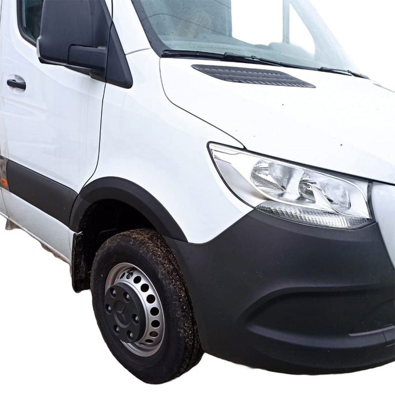 OneWay, Passaruota, Nero Opaco, Adatto a Mercedes Sprinter W907 (2018-), set da 4 pezzi