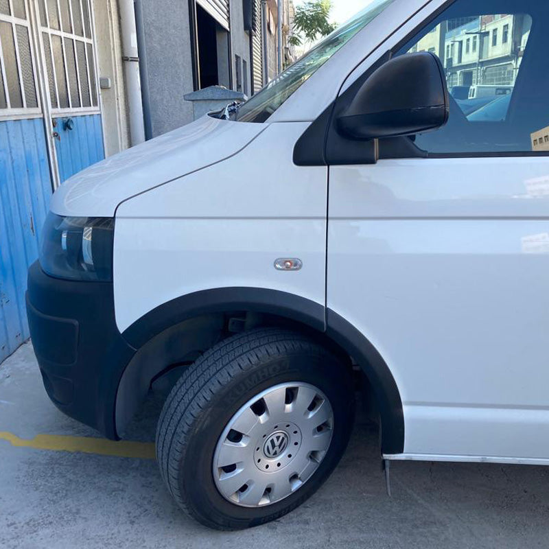 OneWay, Passaruota, plastica ABS, Nero opaco, Compatibile con Volkswagen Transporter T5-T5.1 (2003-2015), passo corto, porta scorrevole destra