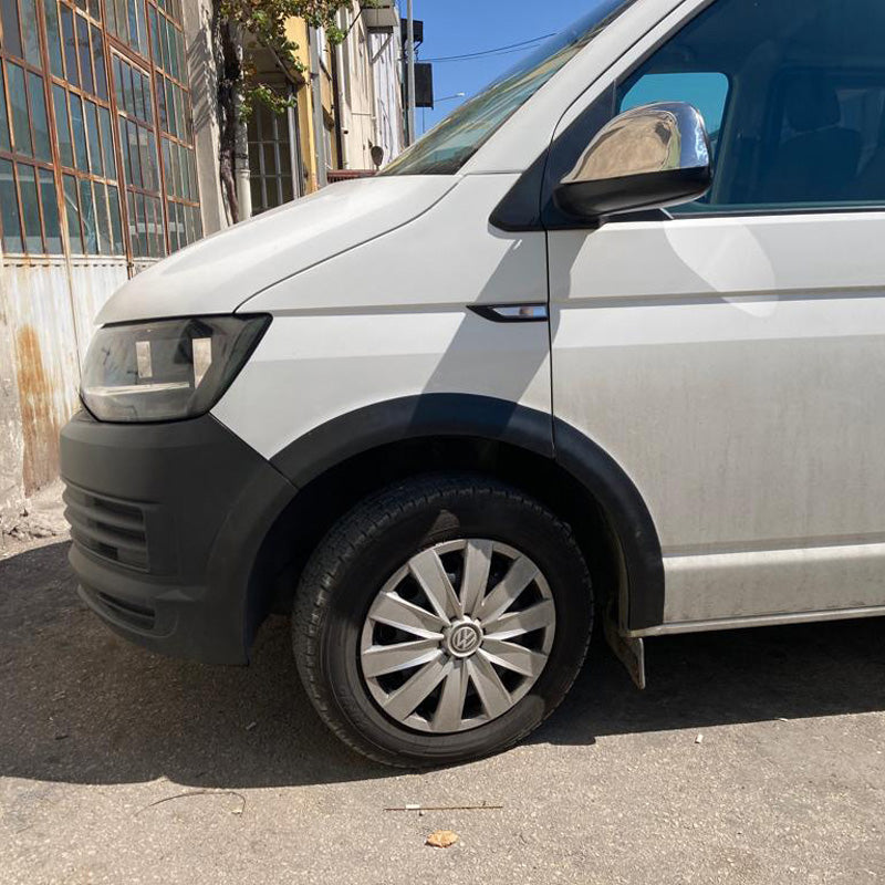 OneWay, Passaruota, Nero opaco, Compatibile con Volkswagen Transporter T6 (2015-2019) passo lungo – kit da 10 pezzi