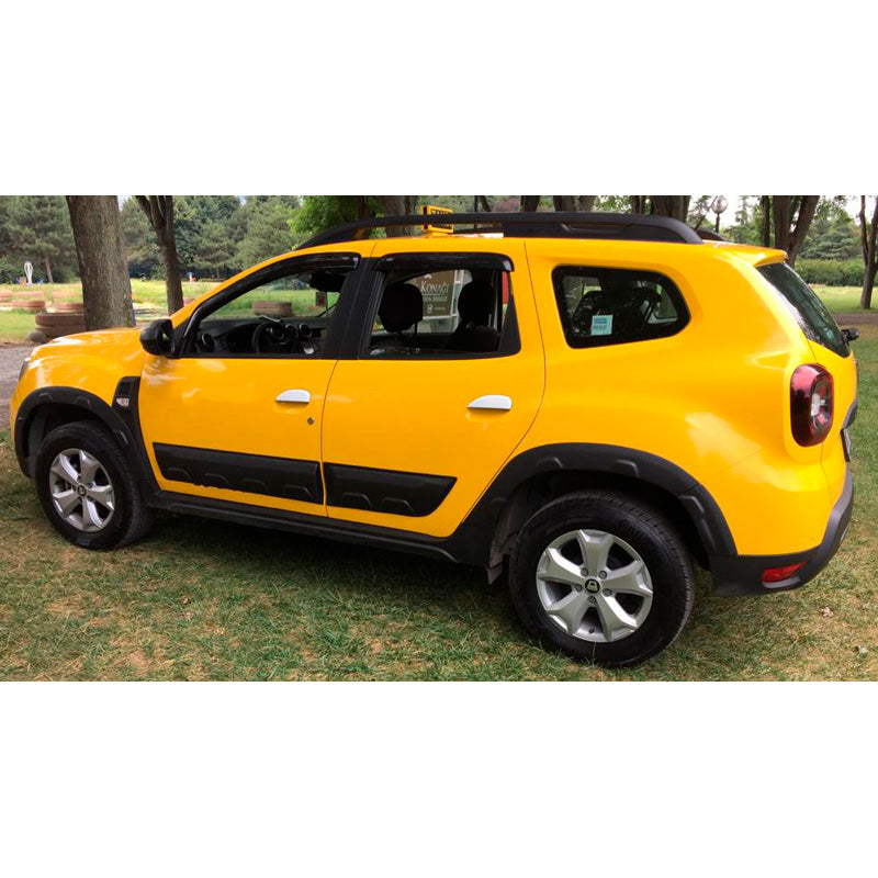 OneWay, Kit finiture passaruota, Nero opaco, Si adatta a Dacia Duster II 2018-2024 con Park Assist, 8 pezzi