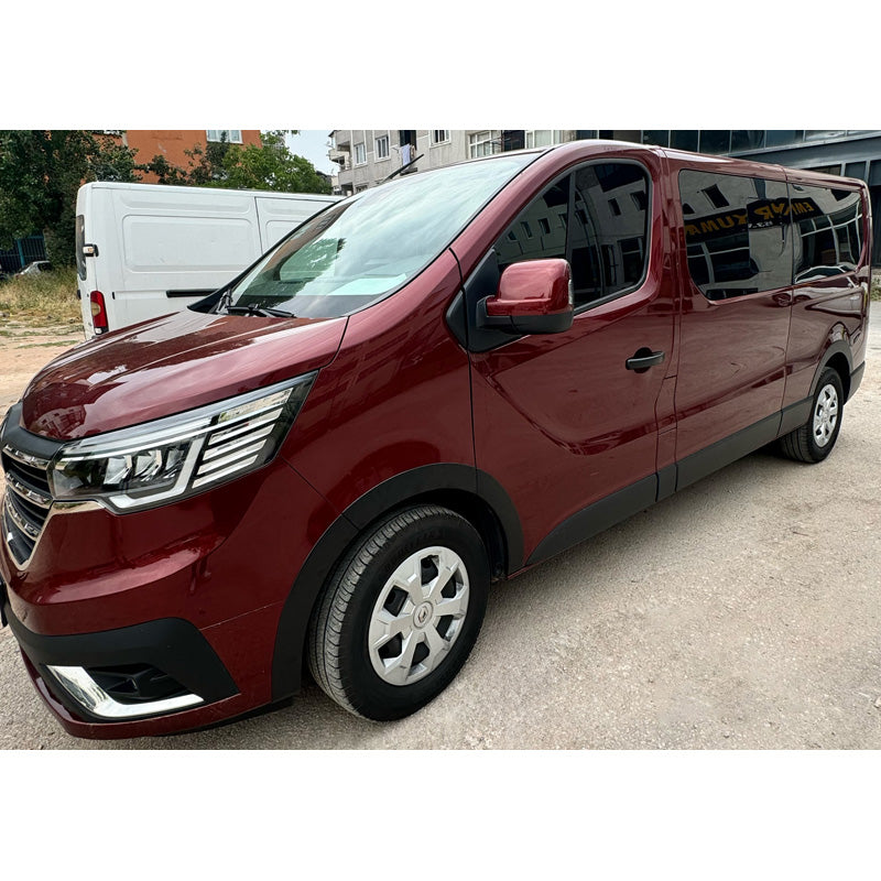 OneWay, Set finiture passaruota, Nero opaco, Si adatta a Renault Trafic 2022-, 8 pezzi