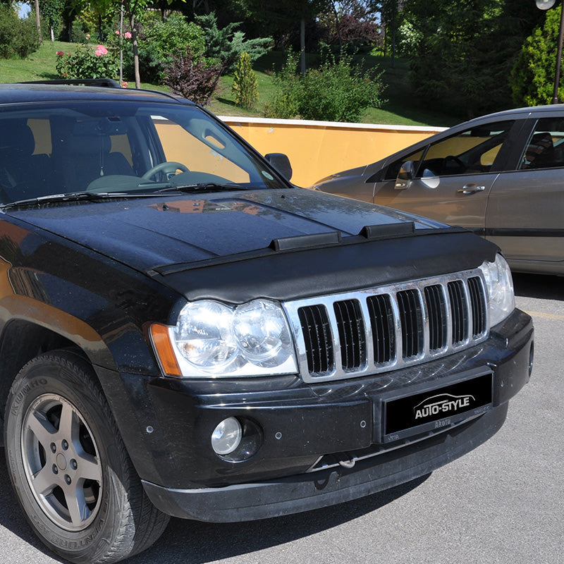 AutoStyle, HoodBra, compatibile con Jeep Cherokee 2006- nero
